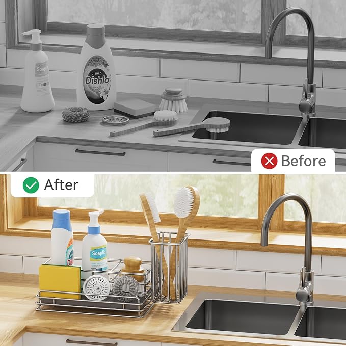 Yofidra Sink Caddy With Stone Drying Tray - Image 7