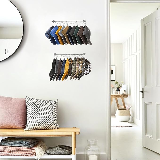 Viklluyr Hat Rack Baseball Cap Wall Organizer - Image 3