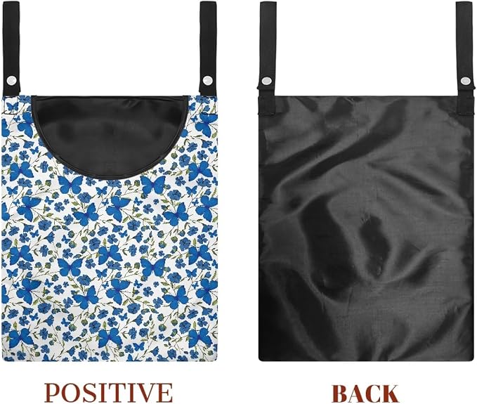 Butterfly Clothespin Bag Holder Large Capacity Pin Collector Bag - Image 7