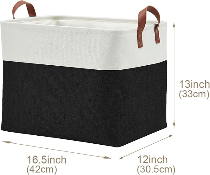 DECOMOMO Extra Large Storage Baskets, Fabric Storage Bins - Image 5