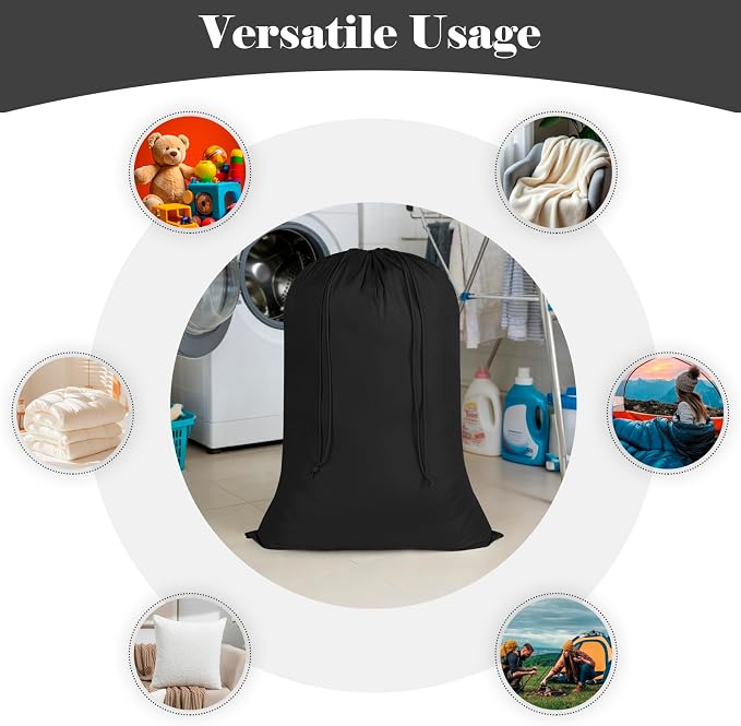 Laundry Bags Extra Large Heavy Duty, Nylon Travel Laundry Bag - Image 6