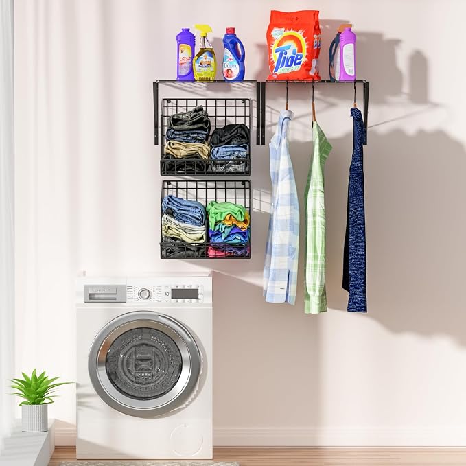 2 Pack Laundry Room Shelves - Image 2