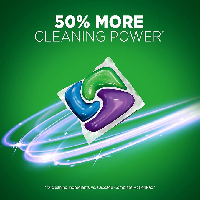 Cascade Platinum ActionPacs, Dishwasher Detergent Pods - Image 5