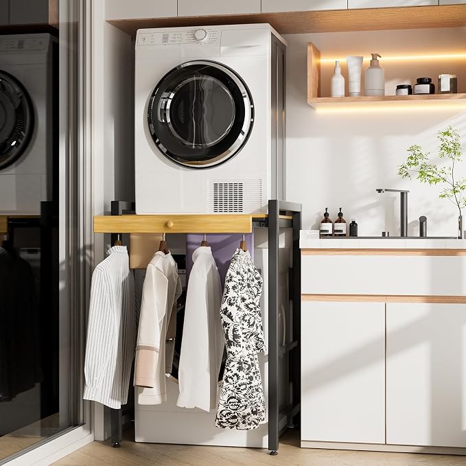 Stacking Kit for Washer And Dryer, Over The Washer Storage Shelf, Washing - Image 4