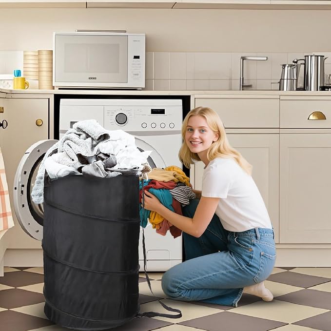 BATTOO Collapsible Laundry Baskets- Foldable Hamper - Image 2