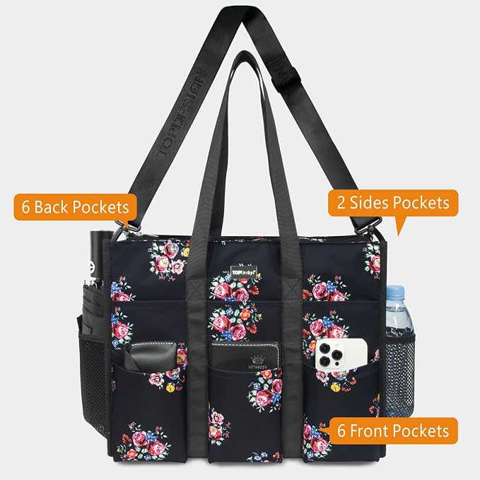 TOPDesign Utility Water Resistant Tote Bag - Image 4