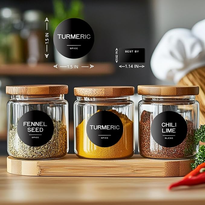 245 Spice Jar Labels - Image 2