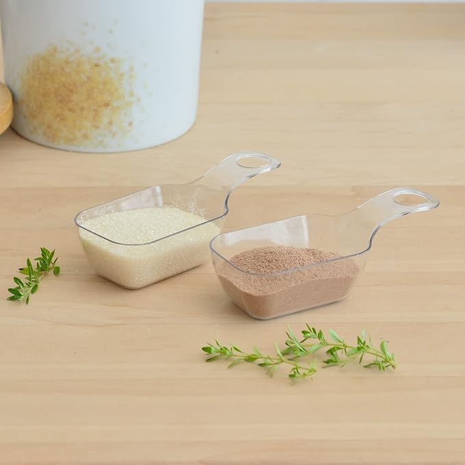 Youngever 12 Pack Plastic Kitchen Scoops, Protein Powder - Image 3