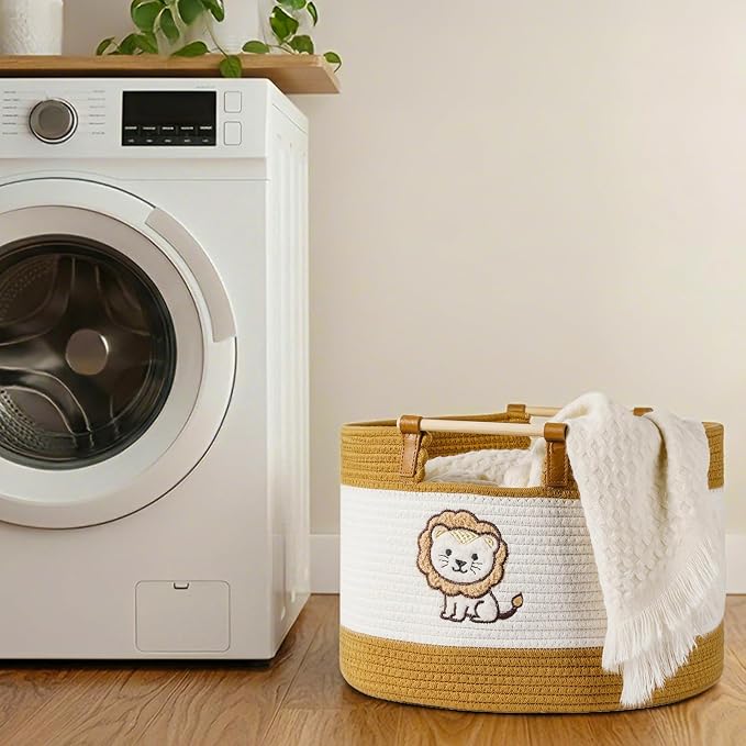 Toy Storage Bin Box for Kids Stuffed Animal Storage Basket for Blanket Baskets - Image 7