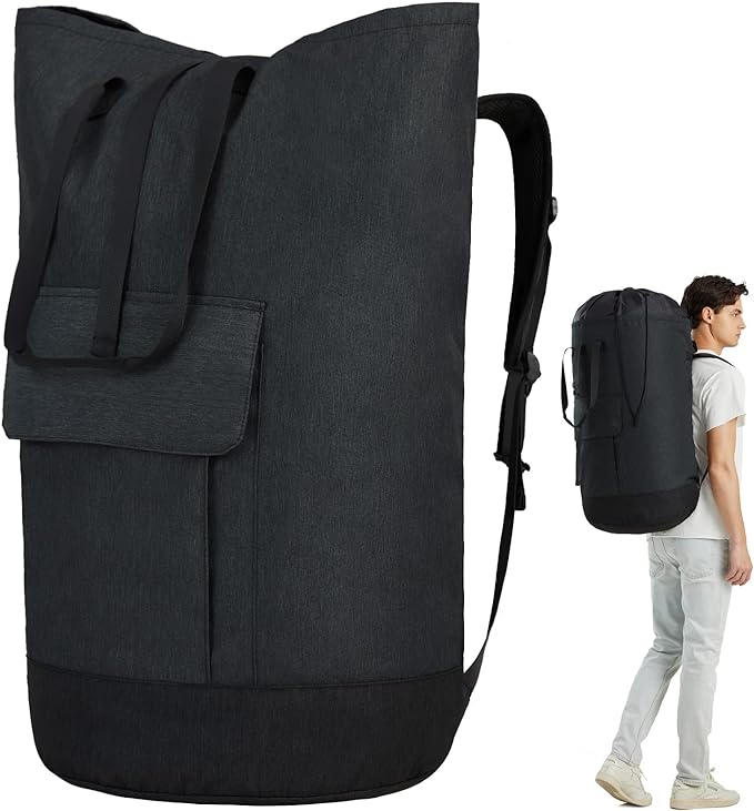 Laundry Backpack Bag 115L, Heavy Duty Laundry Bags by Azhido