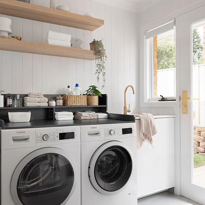 2-Tier Washer Dryer Countertop, Large Space Laundry Topper - Image 2