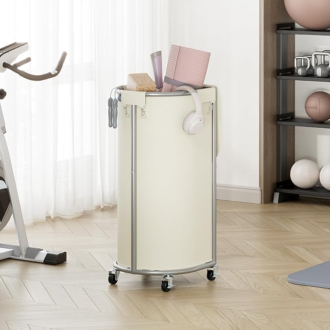 Chrislley Laundry Hamper with Wheels and Lid, 100L Rolling Laundry Basket - Image 6