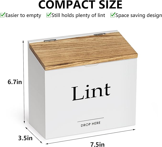 Magnetic Lint Bin for Laundry Room - Image 7