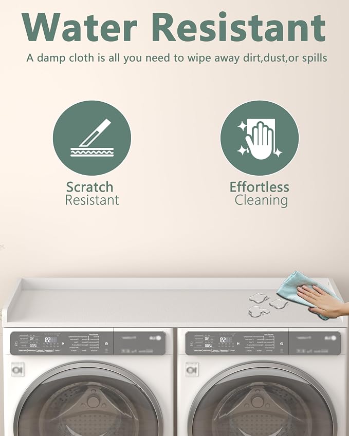 Piskyet Washer Dryer Countertop, Laundry Countertop - Image 4
