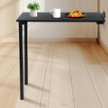 Wall Mounted Folding Table, Wooden Folding Laundry Table by Unknown