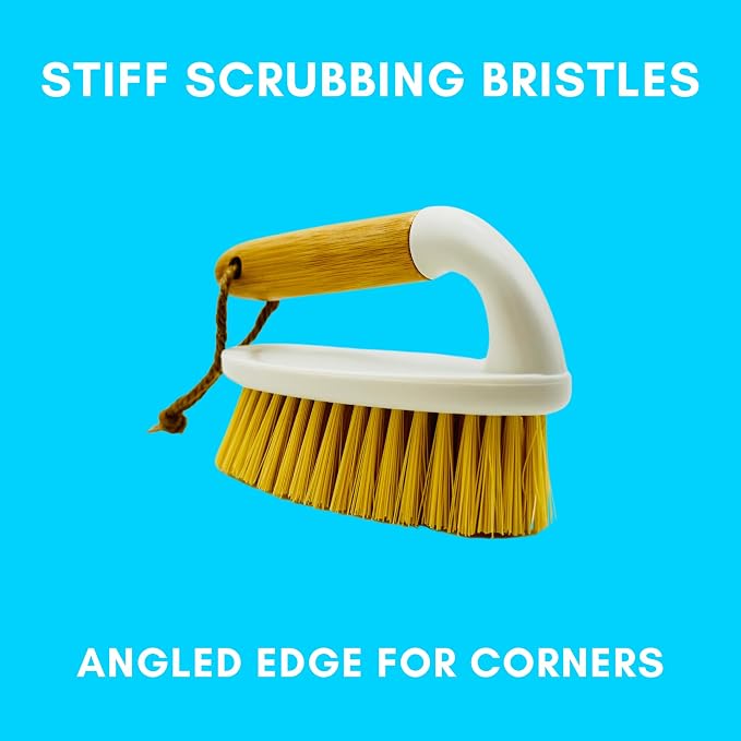 Laundry Brush with Eco-Friendly Bamboo Handle by Foxtail Collective Bundle with - Image 5