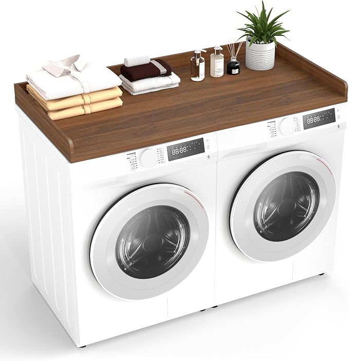 Wood Washer Dryer Countertop by Liyarya