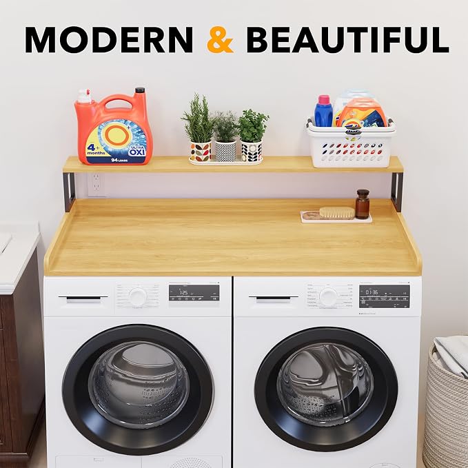 SpaceAid 2-Tier Washer Dryer Countertop, Laundry Topper - Image 6