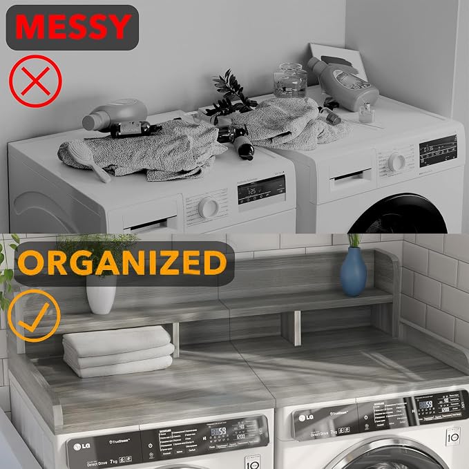 KEIKI Wooden Washer Dryer Countertop - Image 6
