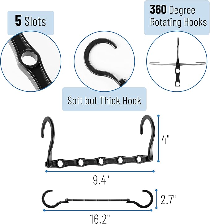Mr. Pen- Space Saving Hangers for Clothes, Bulk Plastic Multi Clothes Hangers - Image 3