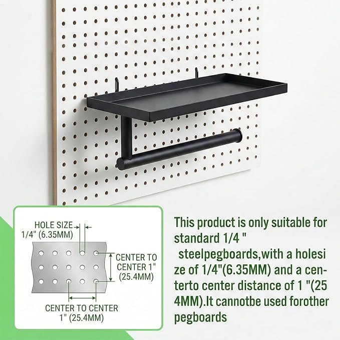 Pegboard Paper Towel Holder - Image 3