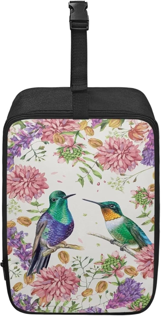 Floral Hummingbird Travel Iron Storage Bag by YUVAMAGIMO