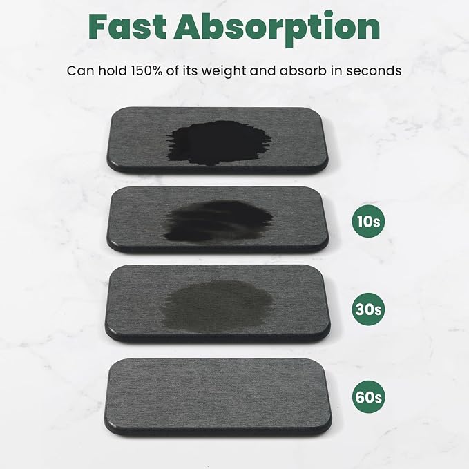 3PCS Water Absorbing Diatomaceous Earth Tray - Image 2