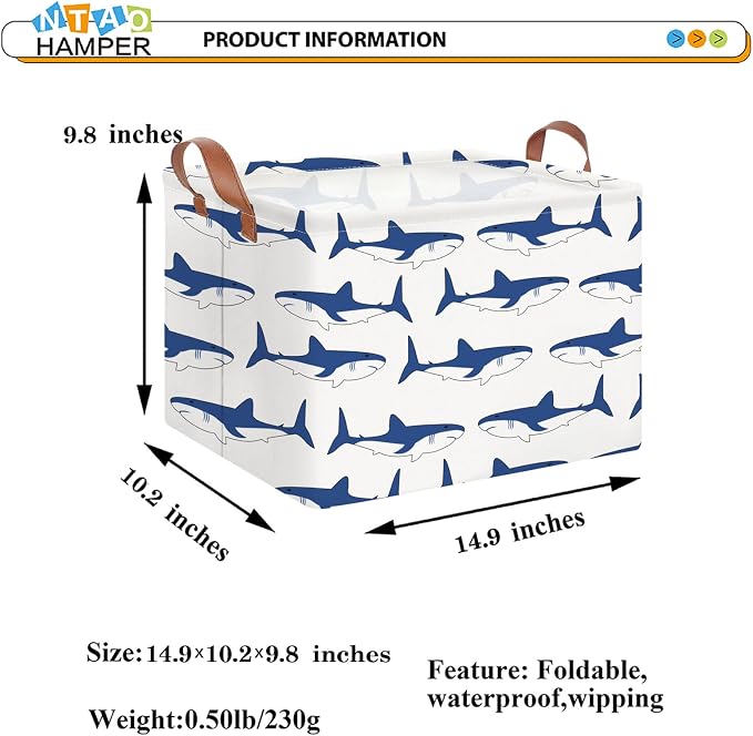 Rectangular Storage Basket, Collapsible Gift Basket - Image 6