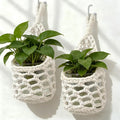 Macrame Wall Plant Hanger, Hanging Planter Basket Holder, Wall Planters by Unknown