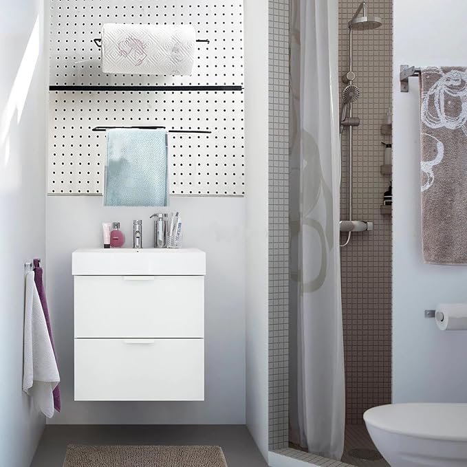 2 Pack Pegboard Paper Towel Holder Peg Board Organization Accessories - Image 5