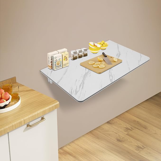 Wall Mounted Folding Table Floating Wall Desk - Image 5