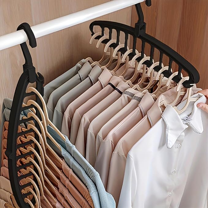 Closet Organizer Hangers – Space Saving Bar, Garment Holder | Multi-Hole - Image 2