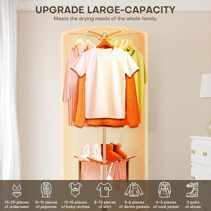 Portable Clothes Dryer 900W - Image 6