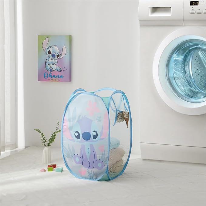 Disney Stitch Pop Up Hamper – Collapsible Laundry Basket - Image 5