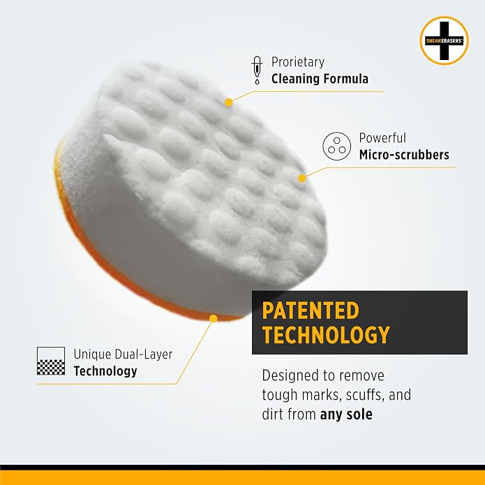 SneakERASERS Instant Sneaker Cleaner Sponge, Effective Shoe Cleaning - Image 3