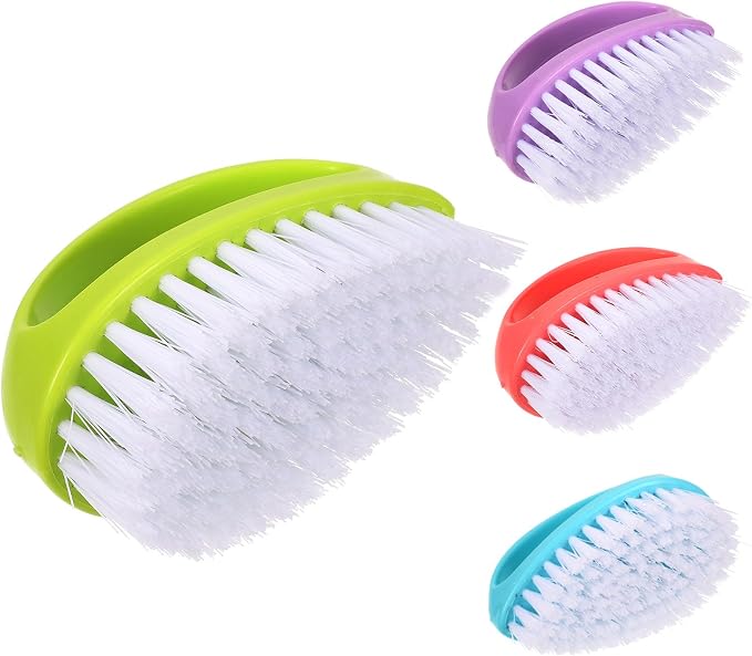 Mipcase 4pcs Handheld Laundry Brush Set Multipurpose Shoe Washing Brush Clothes by Mipcase
