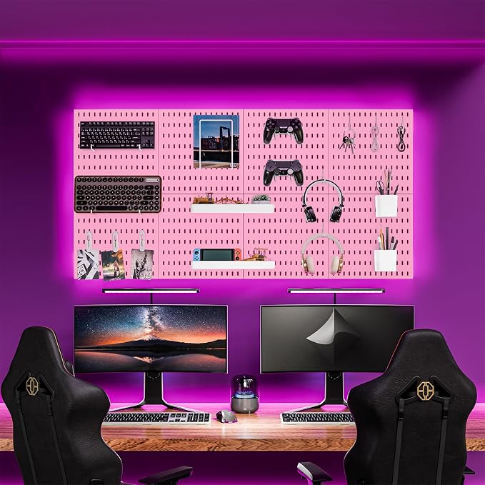 22"x44" Plastic Pegboard Panels Durable Modular Organizer Boards - Image 2