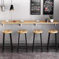 Wall Mounted Folding bar Table, Wooden Wall Dining Table, Narrow Long Floating by Unknown