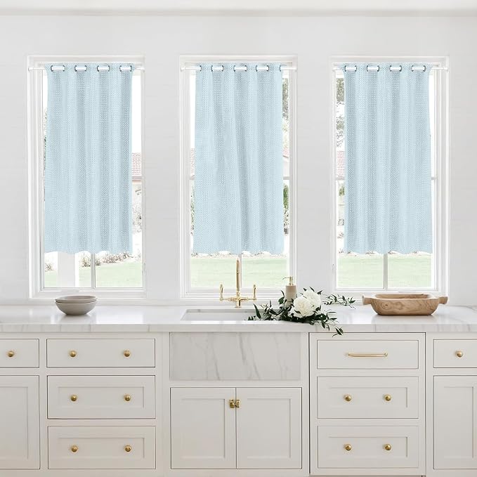 4PCS Small Tension Curtain Rod 28 to 48 Inch, Loaded Expandable Spring Curtain - Image 4