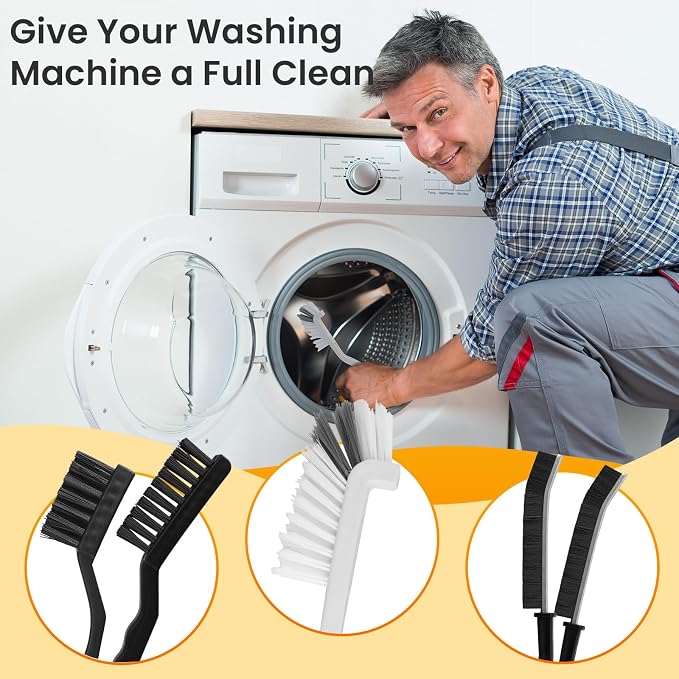 Washing Machine Cleaning Brush Kits, Washer Cleaner Tools Accessories 6pc Drum - Image 6