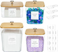 4 Pack Laundry Pod Containers and Dryer Sheet Holder by POLRAI