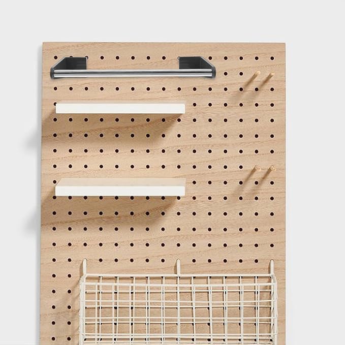 UPKOCH Pegboard Wall Organizer Hooks and Stainless Steel Shelf Brackets - Image 7