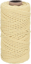 Rebower Macrame Cord 4mm x 109 Yard, Natural Cotton Macrame Rope Twisted by Rebower