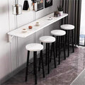 Wall Mounted Folding bar Table, Wooden Wall Dining Table, Narrow Long Floating by Unknown
