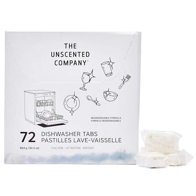 The Unscented Company Dishwasher Tabs, 30 Tabs, 12.7 oz by TheUnscentedCompany