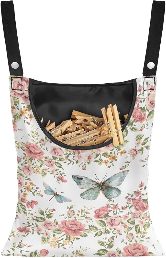 Butterfly Clothespin Bag Holder by Vanideaoty
