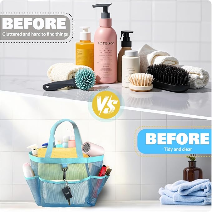 Mesh Shower Caddy Portable for College Dorm Room Essentials - Image 5