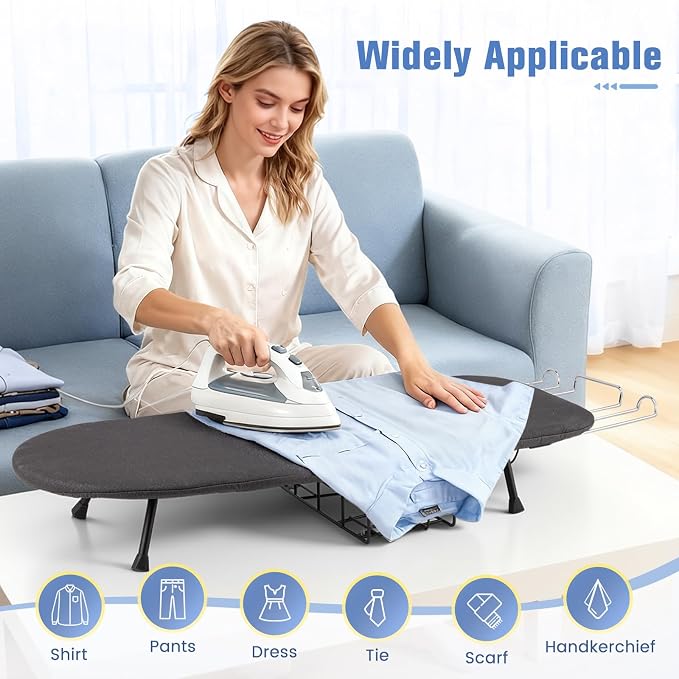 Tabletop Ironing Board, Foldable Small Ironing Board - Image 3