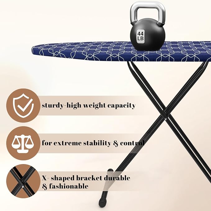 Classic Ironing Board, Compact and Space Saver, Size 43 x 13 Ironing Board - Image 3