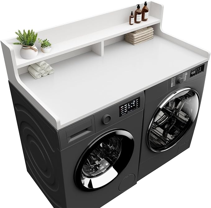 Washer Dryer Countertop, for Laundry Room Organization Whisper White by Unknown